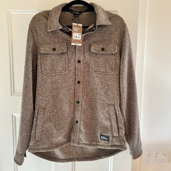 NWT Eddie Bauer Men's Shirt Sweater Fleece Jacket - Picture 1 of 3
